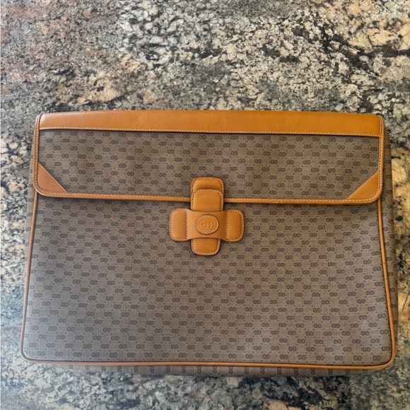Gucci Authentic Vintage Laptop Case/ Large Pouch - Picture 1 of 10